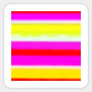 yellow pink white red abstract texture Sticker